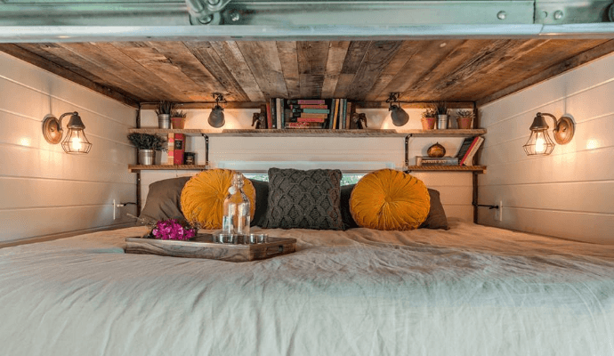 Hill Country Tiny House Bedroom