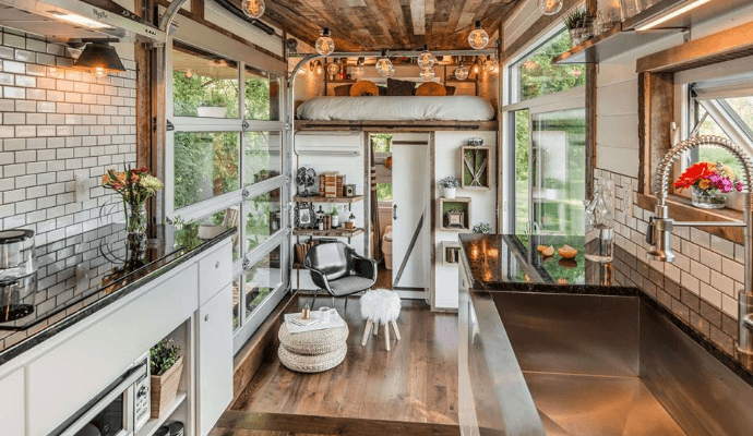 Hill Country Tiny House Inside