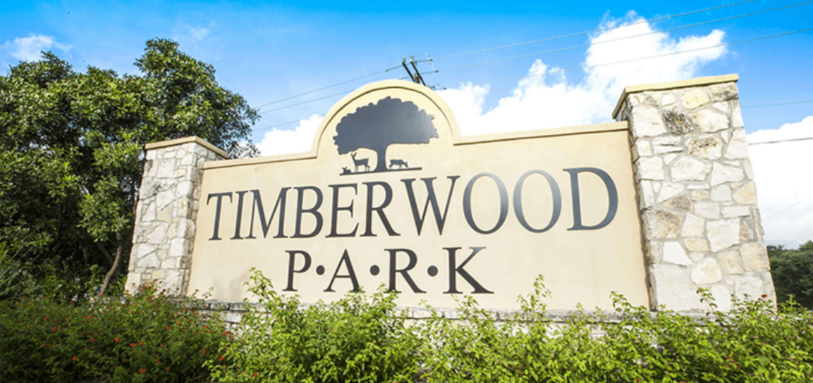 Timberwood Park Sign